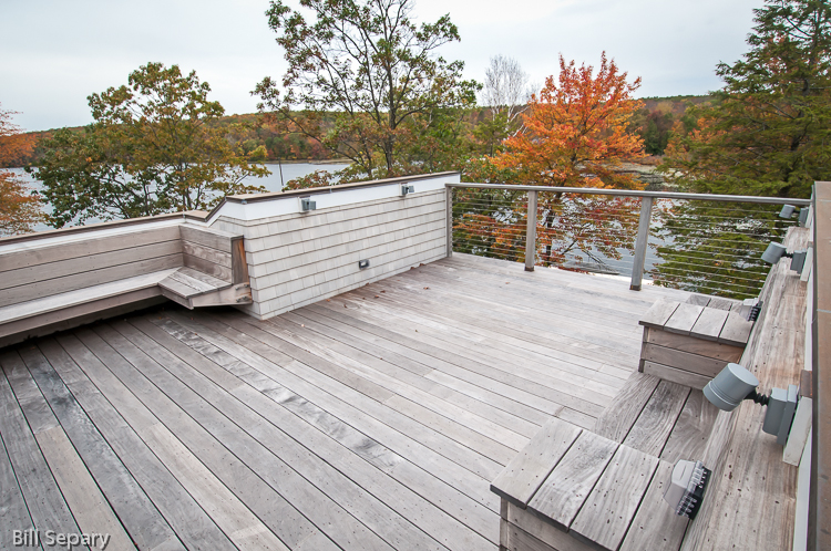 Roof deck with IPE decking & benches